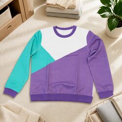 Practical Kids Purple Fleece Jacket S160 for Cold Days