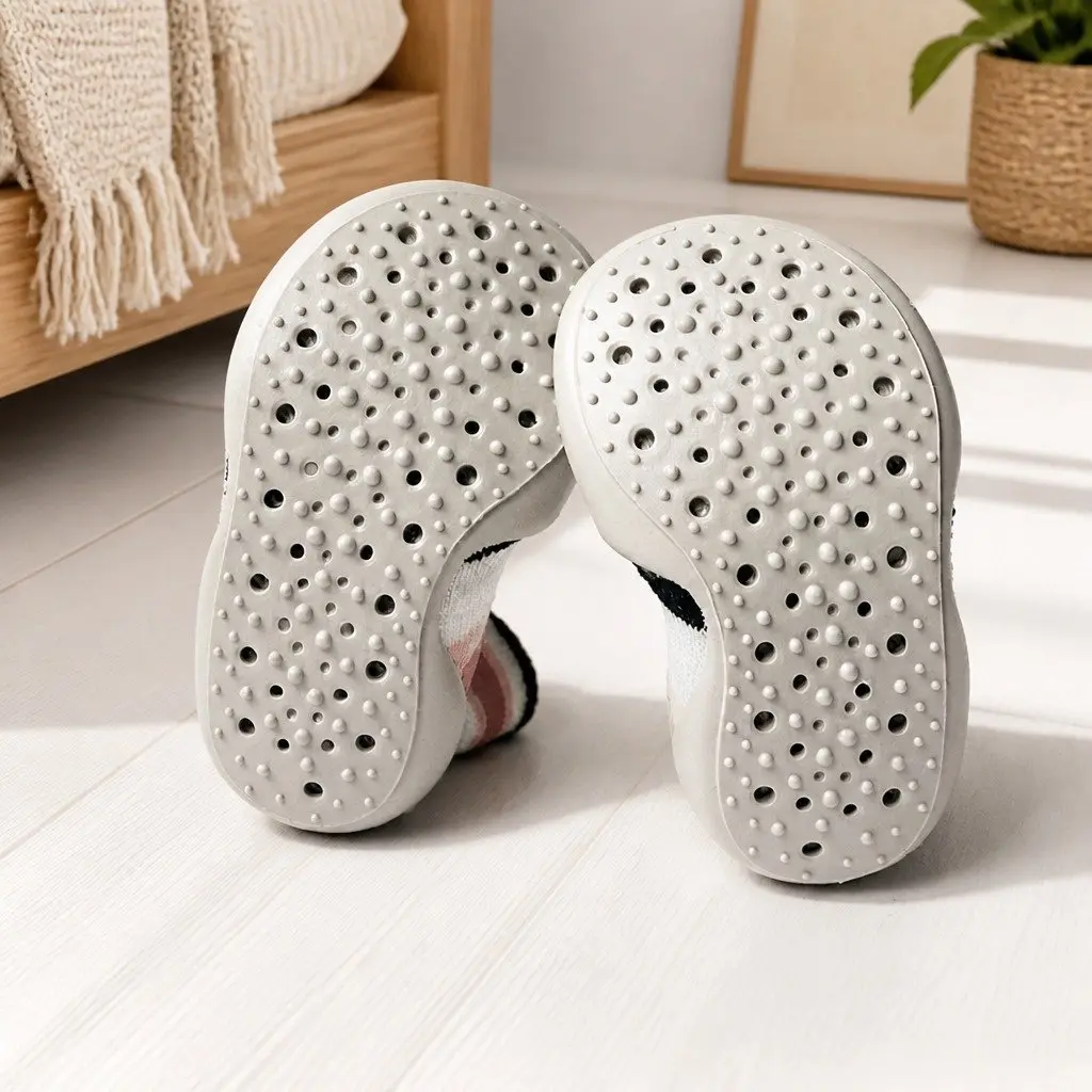 Kids Slipper Socks Machine Washable Non-slip Comfortable Indoor Outdoor Footwear
