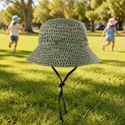 Kids Reversible Bucket Hat Explorer Style Wide Brim UPF50+ Sun Protection