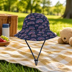Versatile Rainbow Toddler Bucket Hat for Everyday Use