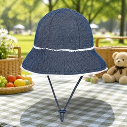 Versatile Denim Bucket Hat for Your Toddler
