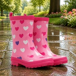 Durable Waterproof Rain Boots for Kids - Slip Resistant