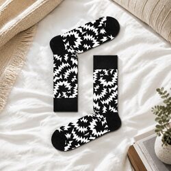 Everyday Use Adult Zig Zag Socks Size 36-40