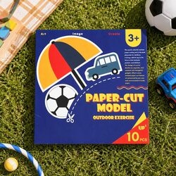 Paper Cut Model Craft Kit Outdoor Exercise Activity for Kids and Adults