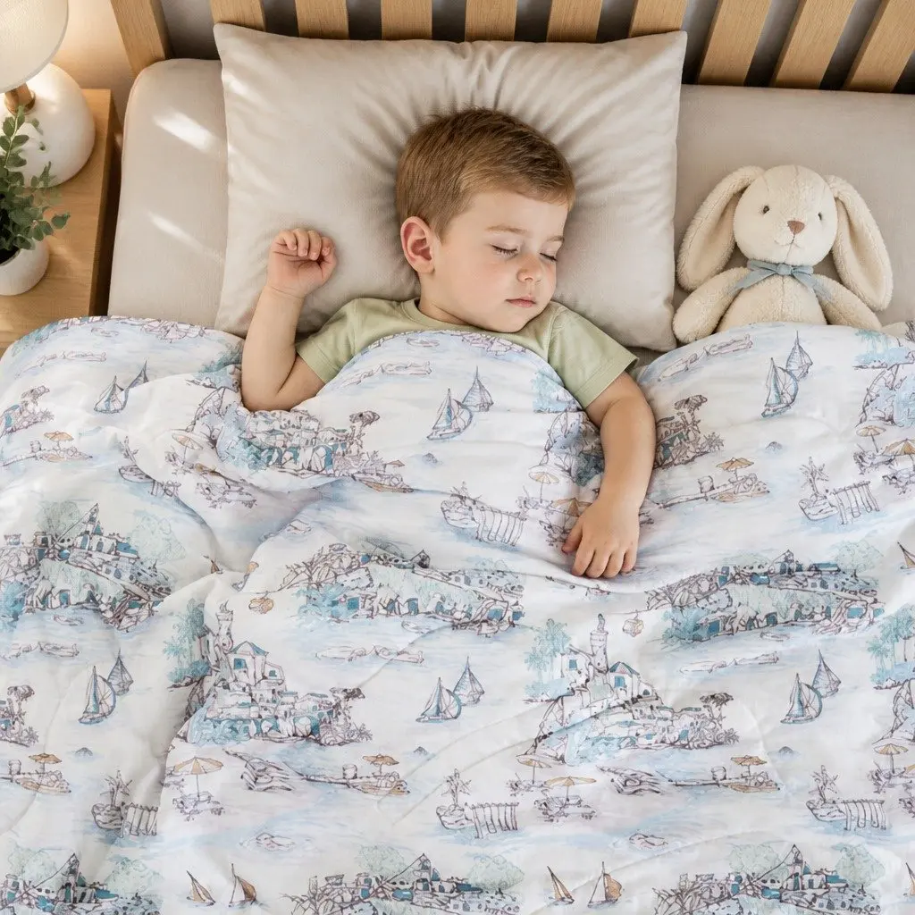 Kids Comforter Blanket Moisture-Wicking Nylon 120x150cm Soft Cooling Cover
