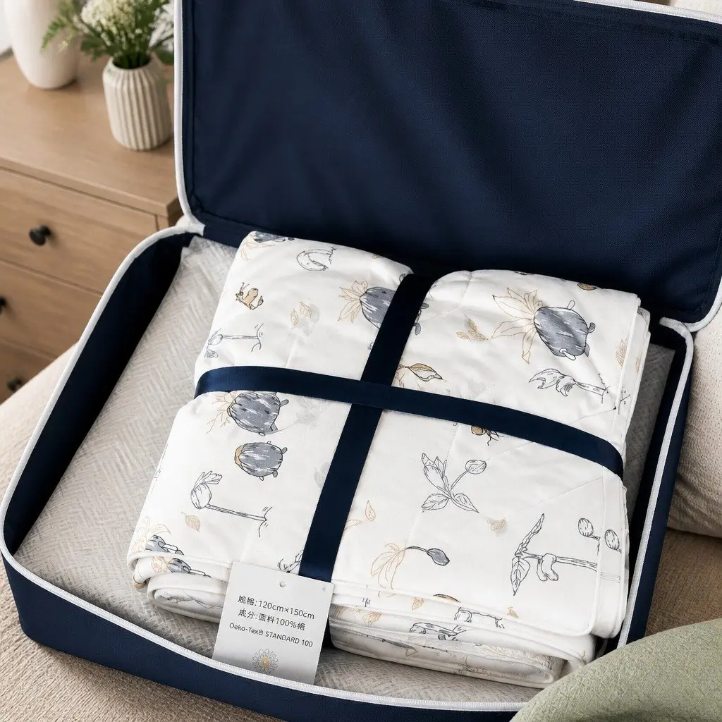 Cooling Comforter Blanket Moisture-Wicking Lightweight 200x230cm Breathable