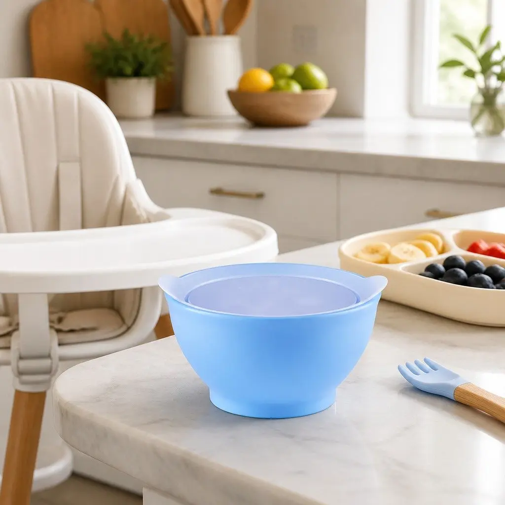Spill-Proof Anti-Slip Bowl Silicone 237ml Pink