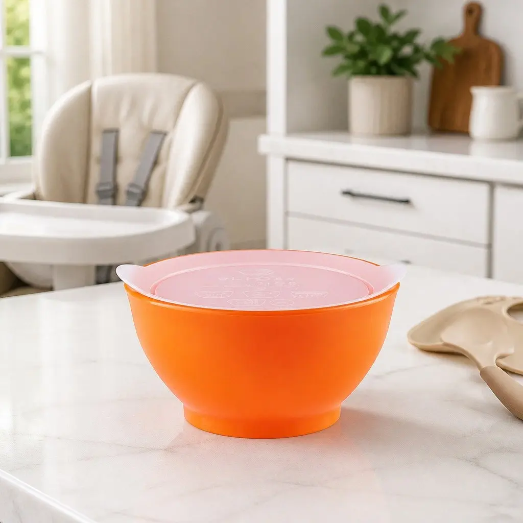 Spill-Proof Anti-Slip Bowl Silicone 237ml Pink