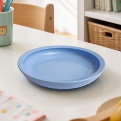 Kids Spill-Proof Plate Smart-Edge Technology Feeding Dish Non-Toxic Microwave