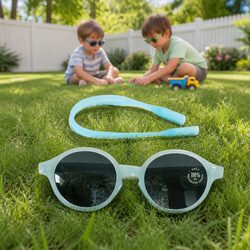 Kids Sunglasses UV Protection Toddler Daydream Soft Frame Flexible Hinges Strap