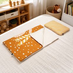 Practical Kids Poncho Pillow Set for Comfort Anywhere 110x140cm