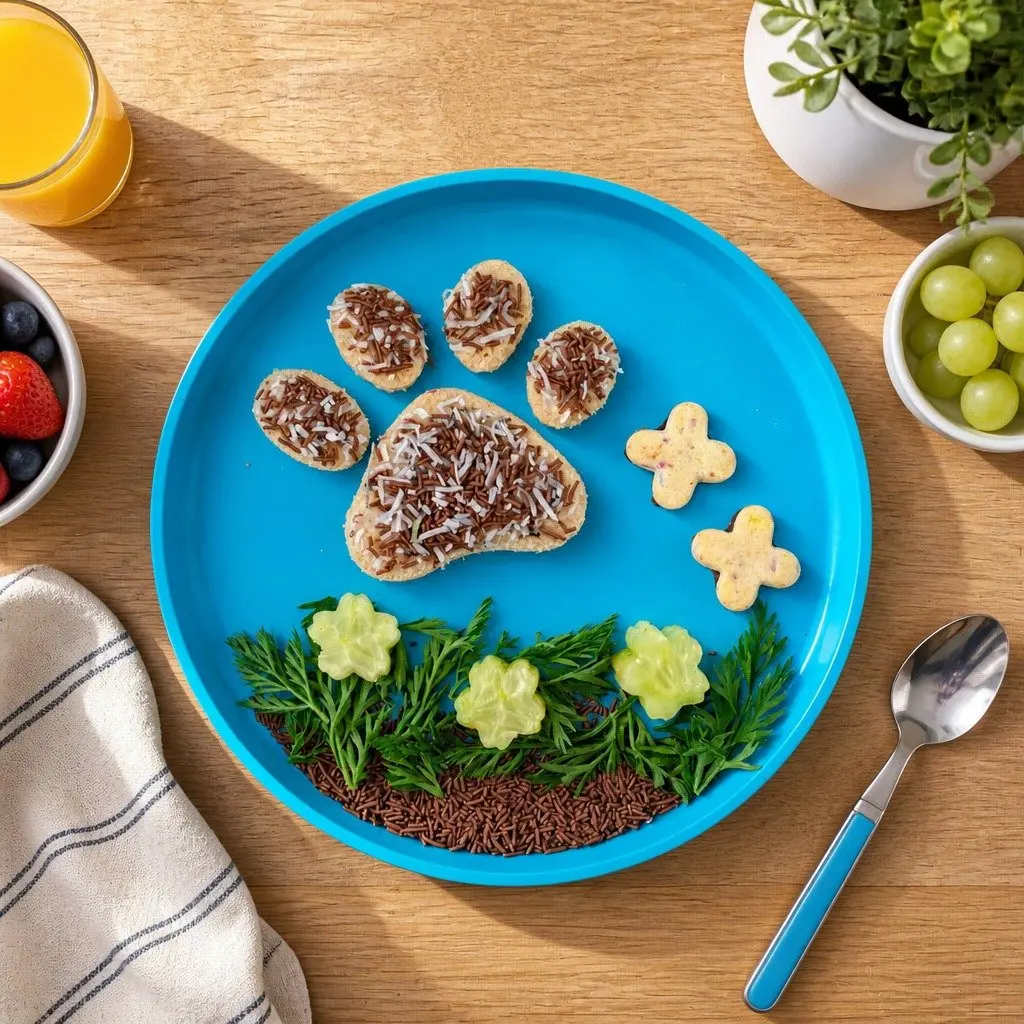 Sandwich Cutter Set Lion Large Paw Print Kids Lunch