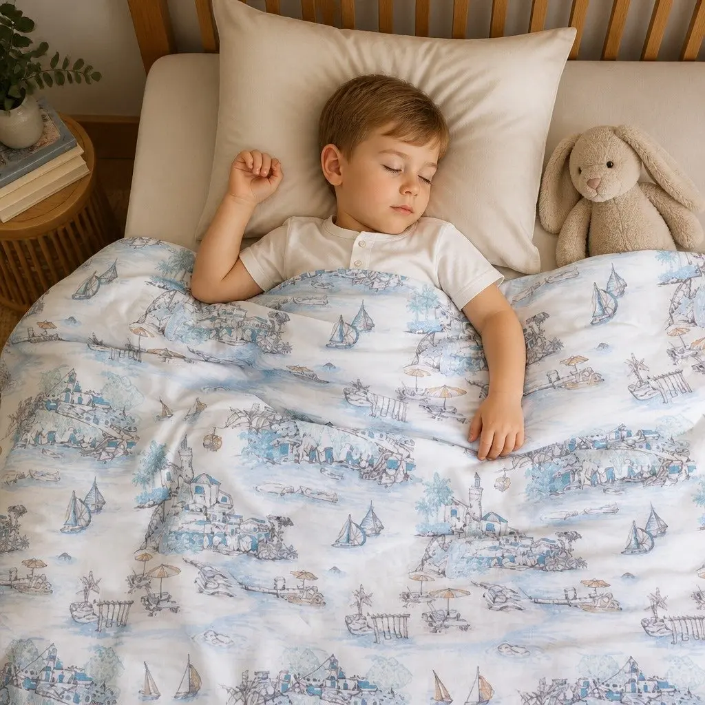 Kids Comforter Blanket Lightweight Soft Nylon 120x150cm Moisture-Wicking Cooling