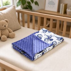 Light Blanket Medium Kids Soft Cotton Minky Fleece Nap Sleep Bedding Couch