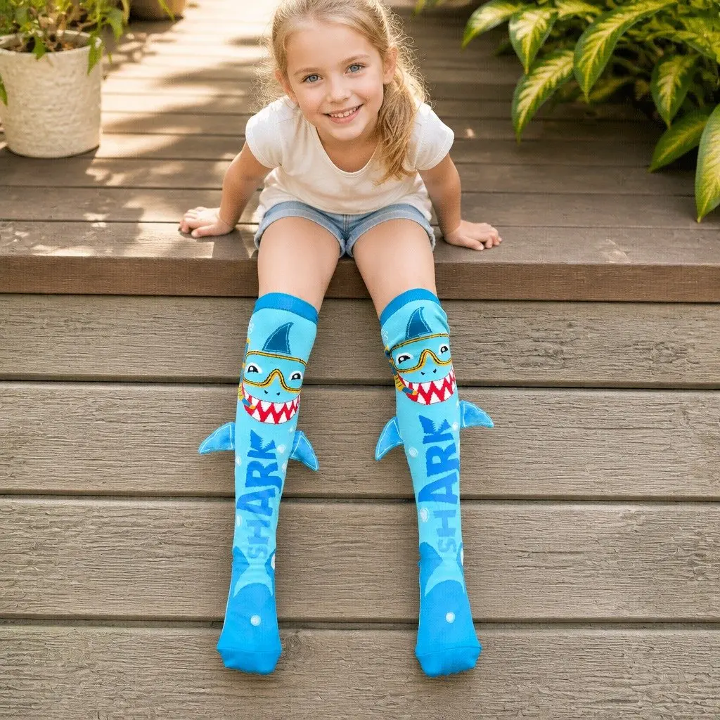 Shark Socks Plush Fins Unisex One Size Multicolour