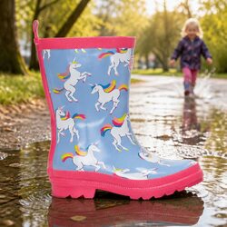 Practical Waterproof Kids Rain Boots for Play