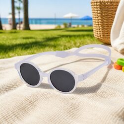 Baby Sunglasses Kids UV Protection Polarized Lenses 0-9 Months Lightweight Strap