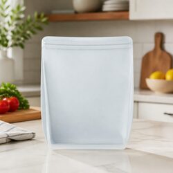 Reusable Silicone Food Storage Bag 1L Stand Up Design Microwave Dishwasher Safe