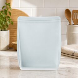 Reusable Silicone Food Storage Bag 1.5L Stand Up Fridge Freezer Container Mint