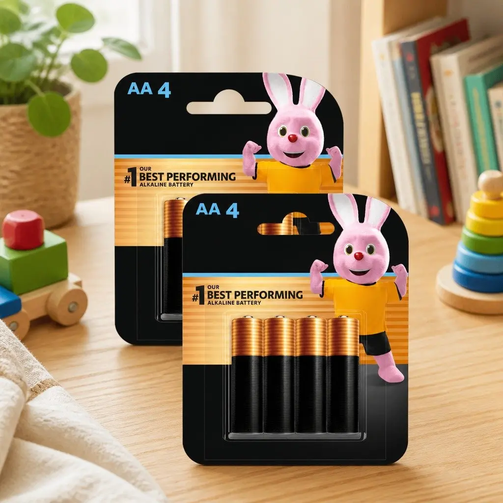 AA Alkaline Batteries 1.5V High Drain Devices 8 Pack