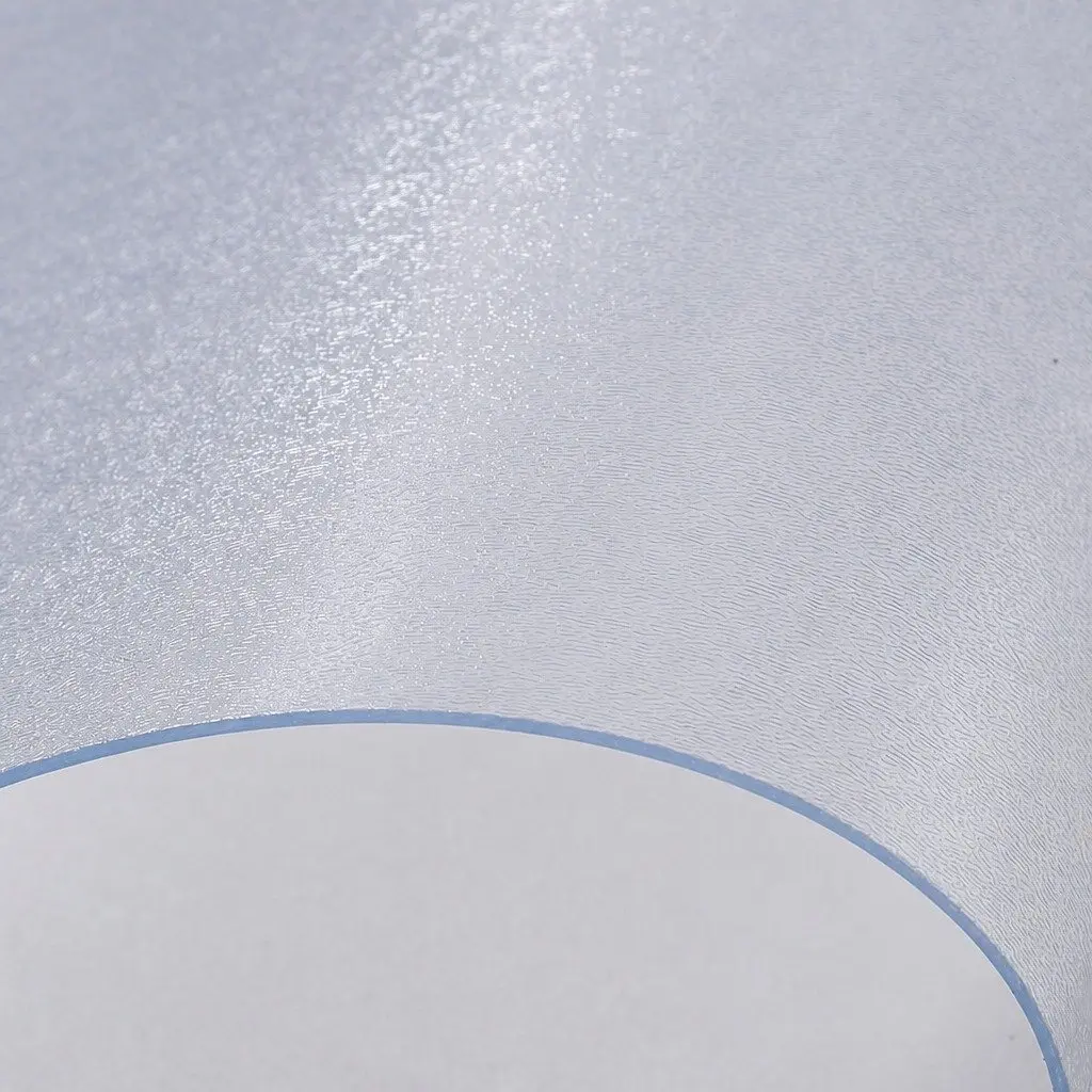 Chair Mat PVC 120x90cm Clear Black for Carpet Hard Floor Protector Office Home Use