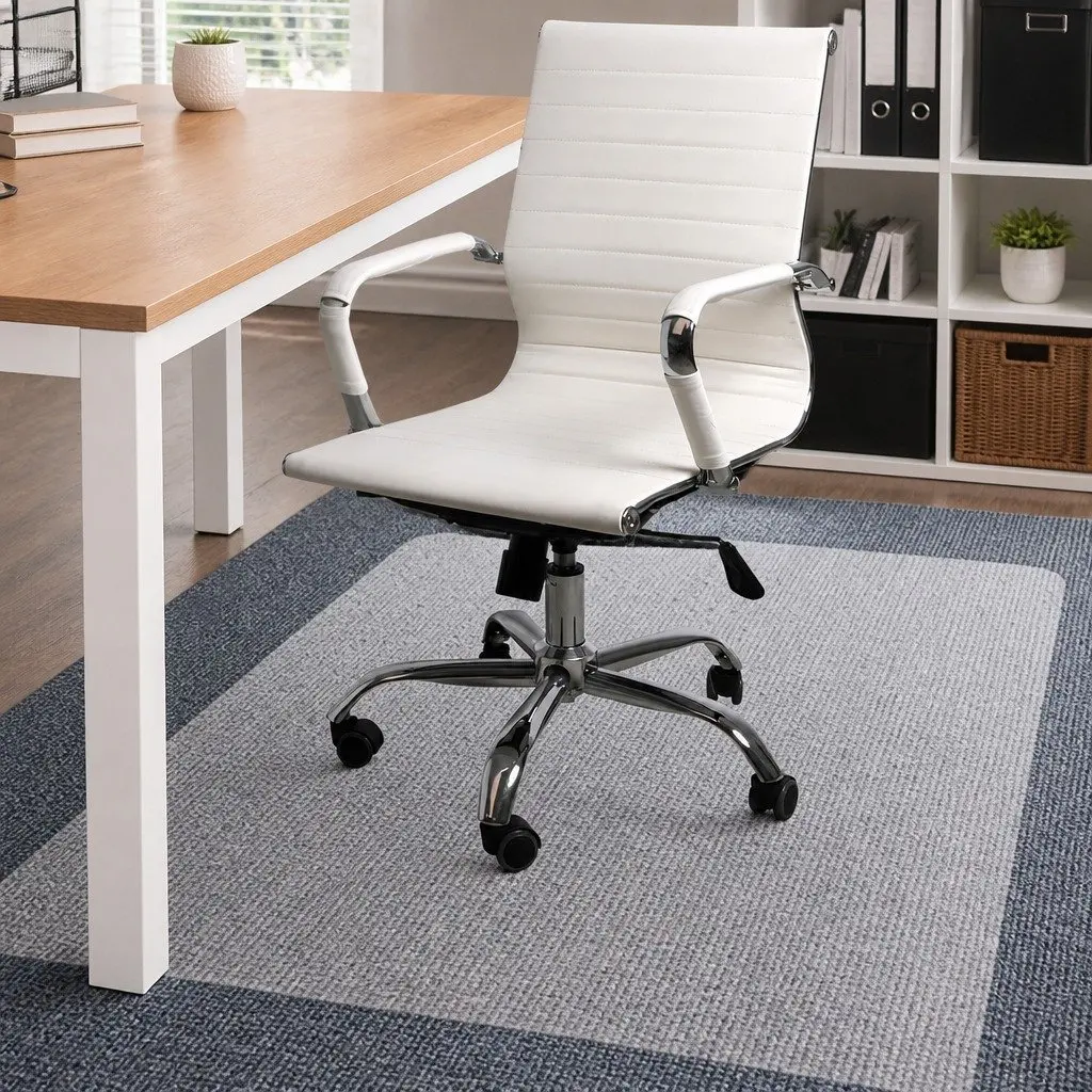 Chair Mat PVC 120X90cm Clear Gripper for Carpet