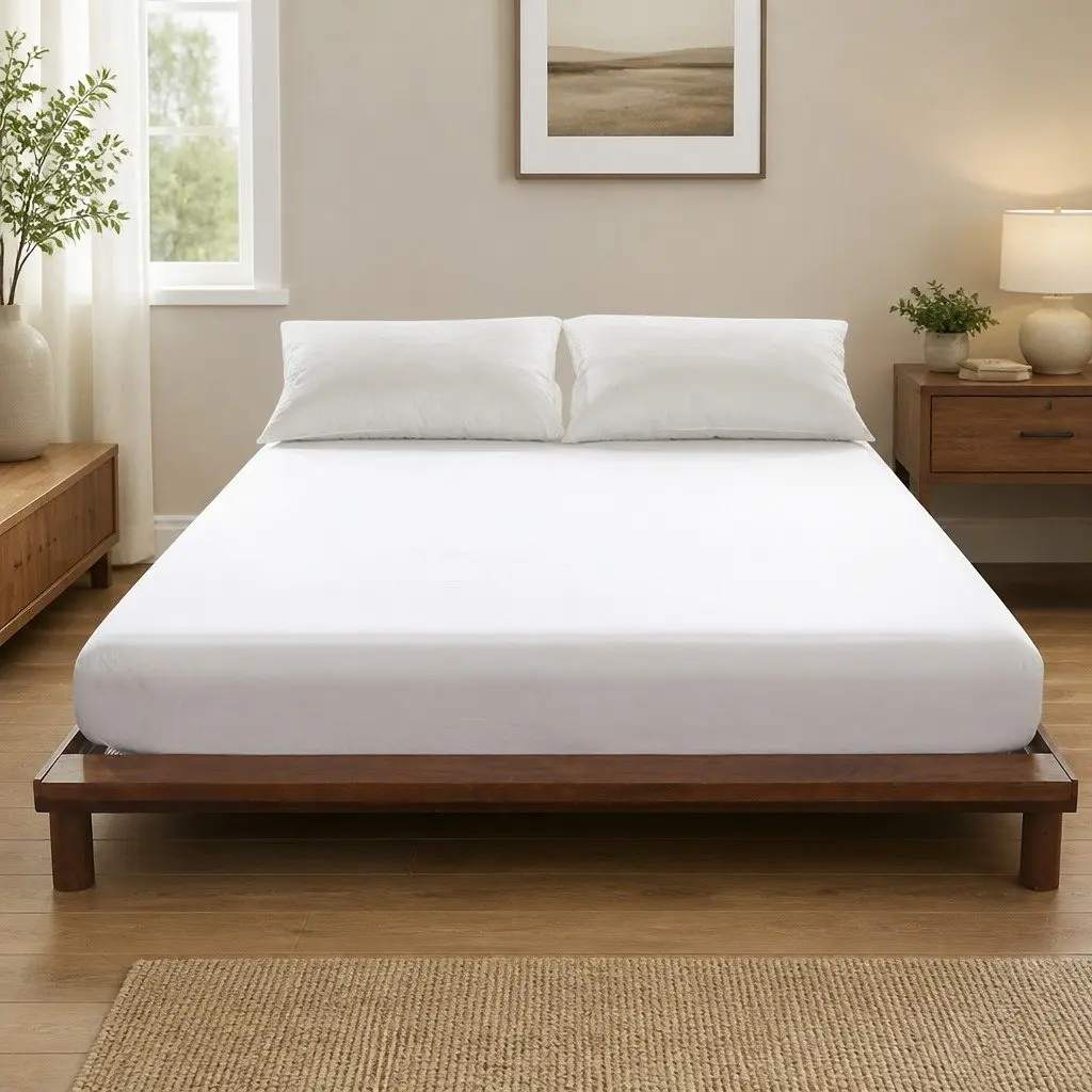 Terry Cotton Mattress Protector for Home Use