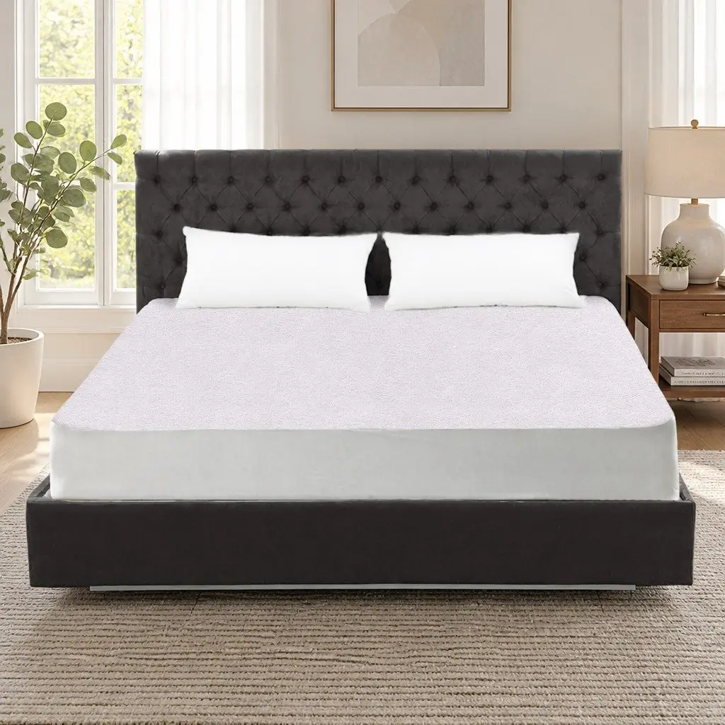 Terry Cotton Mattress Protector for Home Use