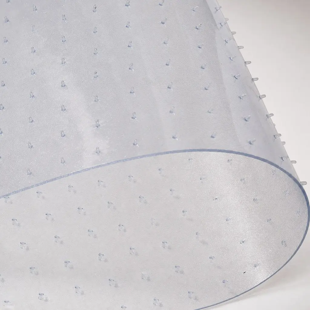 Chair Mat PVC 120cm x 90cm Clear Carpet Floor Protector for Office Home Use