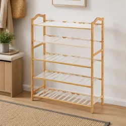 Versatile 80cm Bamboo Shoe Rack for Every Room