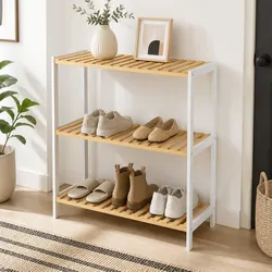Practical 3-Tier Bamboo Rack for Everyday Use