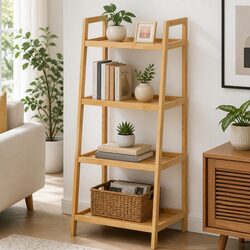 Versatile Bamboo Storage Rack for Everyday Use