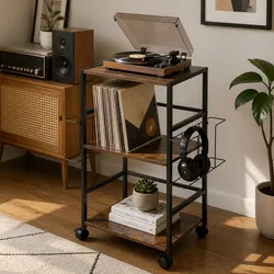 Versatile Record Player Stand for Every Room