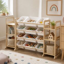 Functional Kids Toy Box for Playrooms and Bedrooms