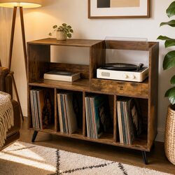 Practical Record Player Stand for Your Home Entertainment