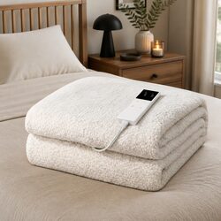 Practical King Single Electric Blanket with Detachable Remote