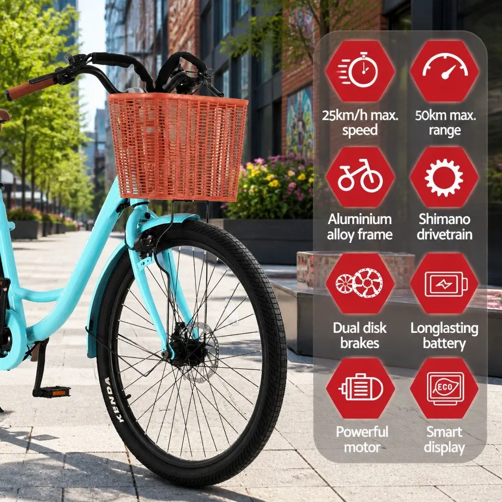 26" Electric City Bike eBike Commuter Bicycle 36V Battery Motor Urban Riding
