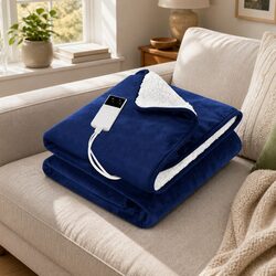 Electric Heated Throw Rug for Everyday Use at Home