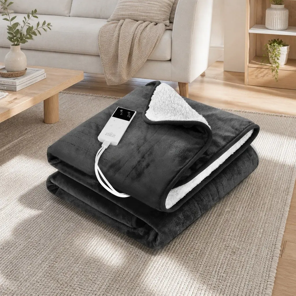 Electric Throw Rug Heated Blanket for Home Use 160x130cm