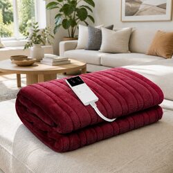 Versatile Heated Throw Blanket for Indoor Comfort