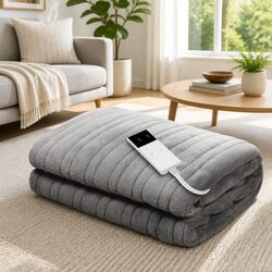 Versatile Electric Heated Throw Rug for Home Use