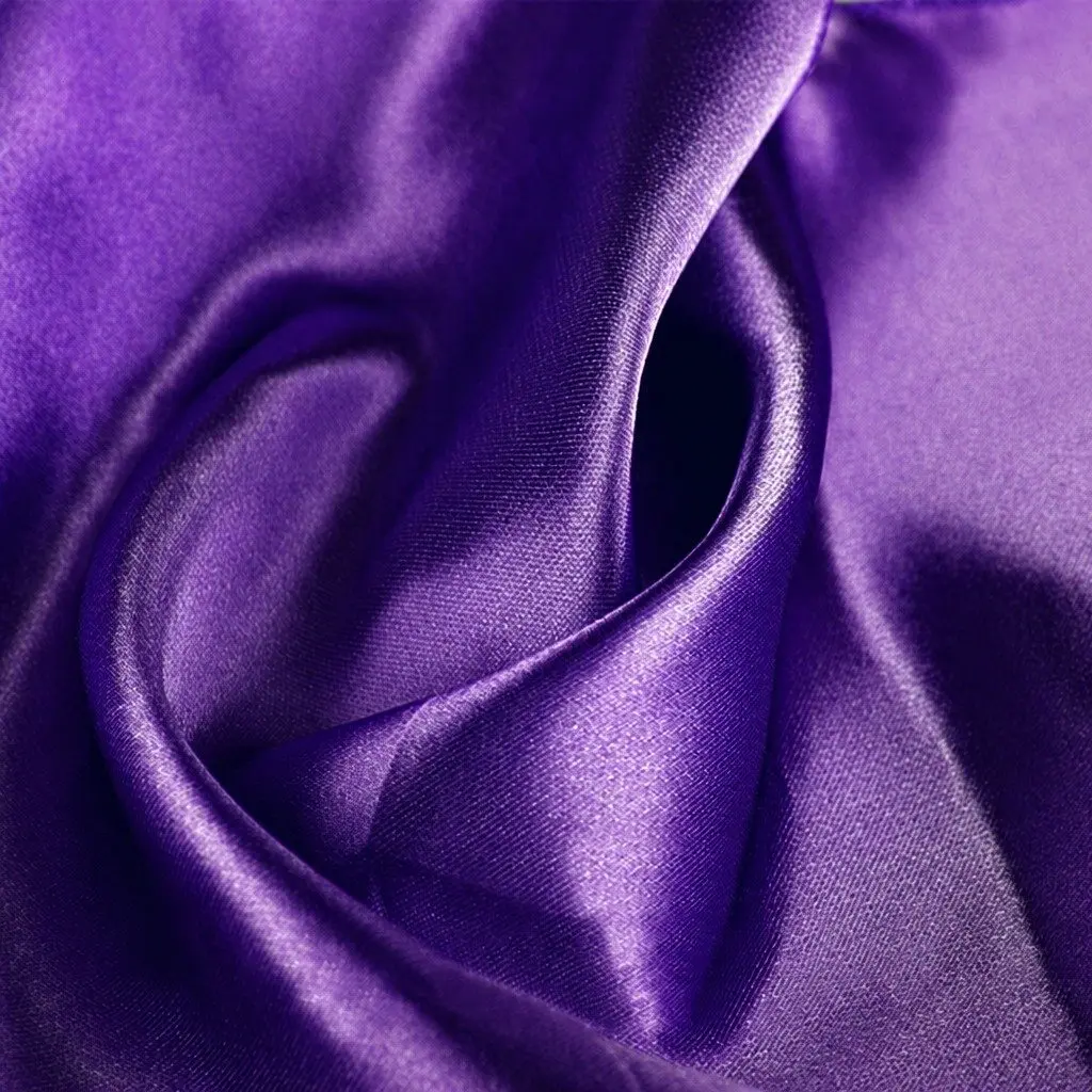 Satin Chair Sashes Table Runner 278cm x 18cm Eggplant 20 Piece Wedding Event Party Decoration