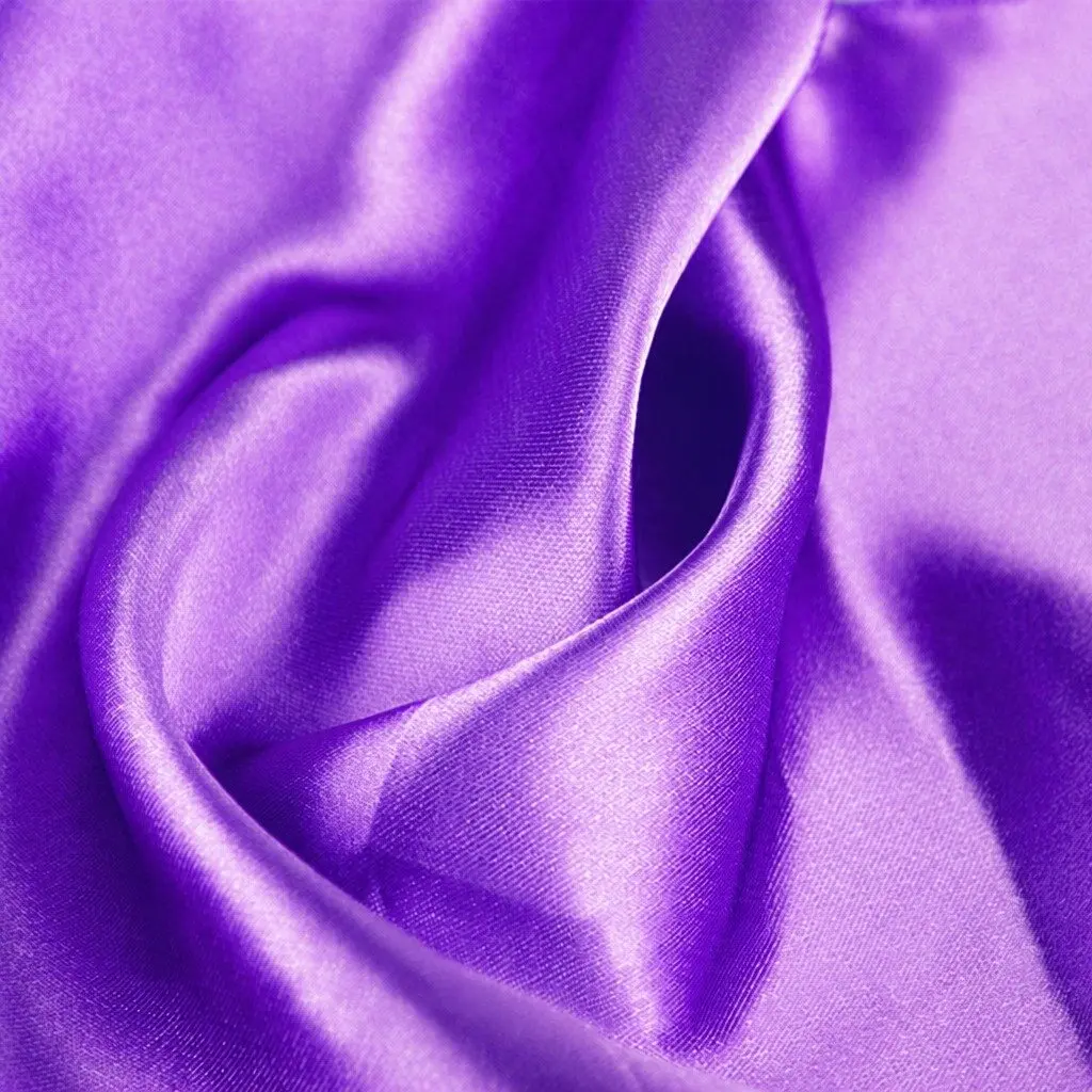 Satin Chair Sashes Lavender 278x18cm Reusable Stain Resistant 50 Pieces for Weddings Events Parties