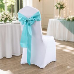 Practical Satin Chair Sashes: Perfect for Events at Home
