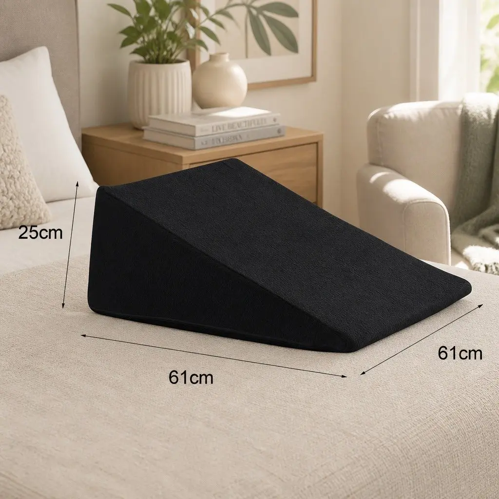 Wedge Pillow for Home and Travel Use