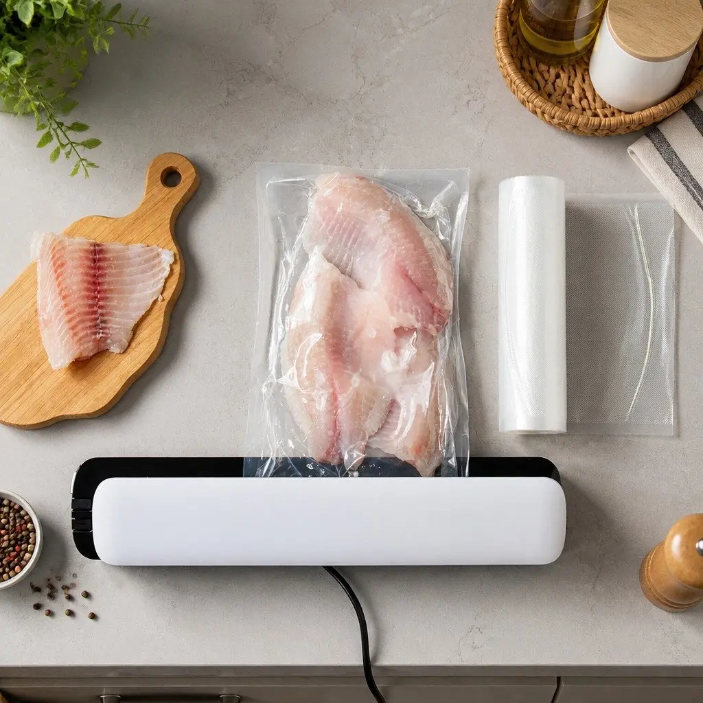 Vacuum Food Sealer Rolls 10 Pack Storage Kitchen Fresh Preserve Freezer Safe