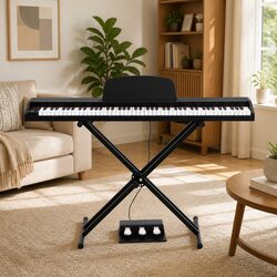 88-Key Electronic Piano for Home Use and Practice