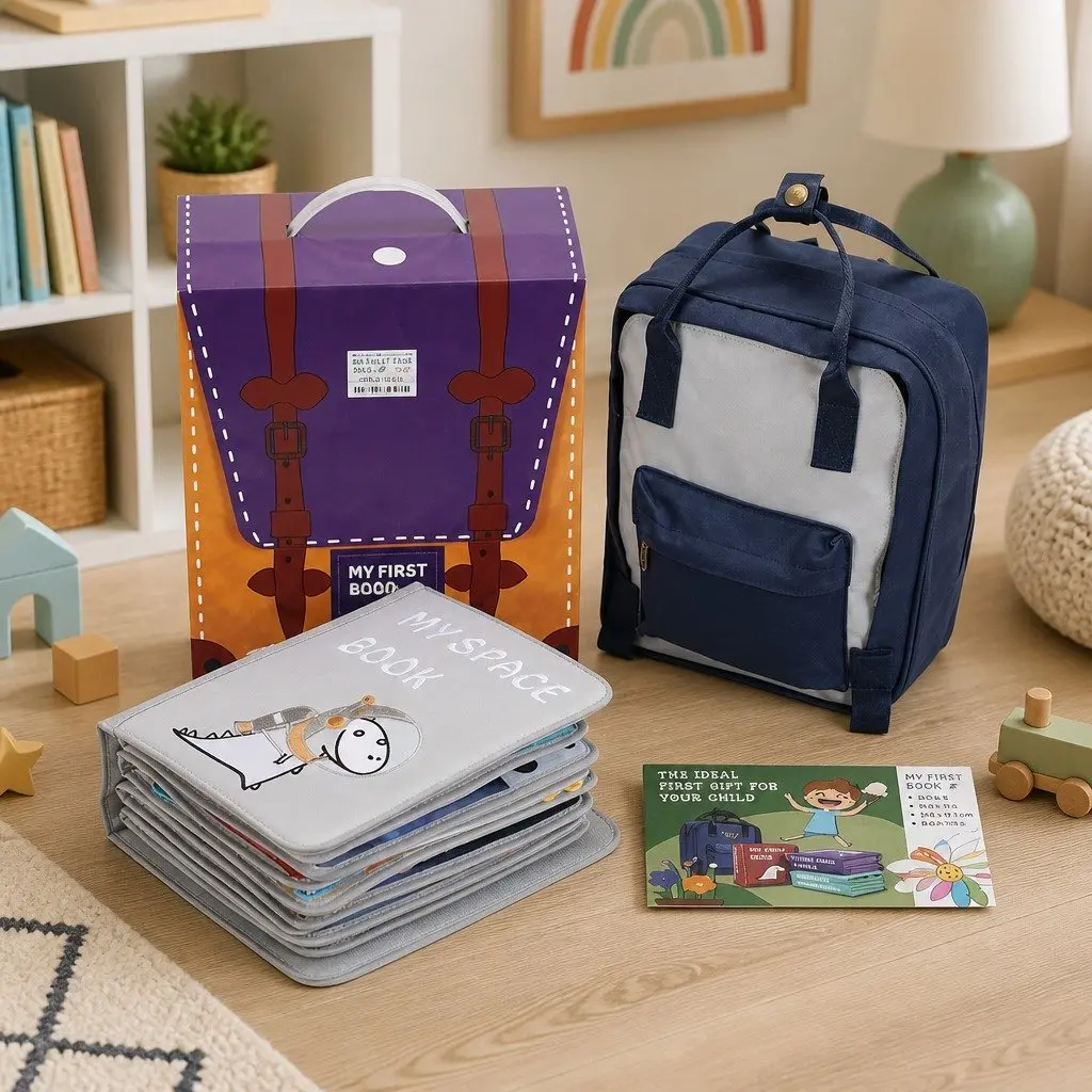 Interactive Busy Book My First Book 3 Space Book for Kids Ages 4-6 Learning 24 x 19.5 cm