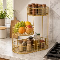 Functional 3-Tier Fruit Basket for Daily Use