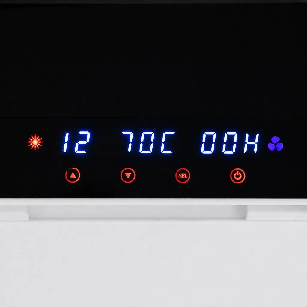Food Dehydrator 10 Tray Removable Drying Machine Black